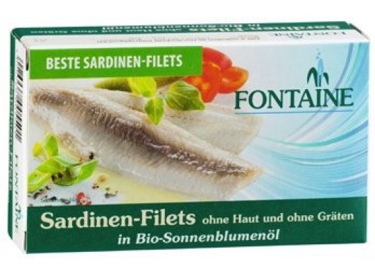 Bio sardinky bez kože a kostí 120g
