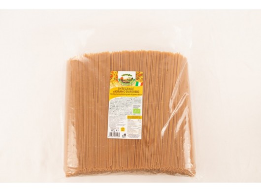 Bio celozrnné špagety 5kg