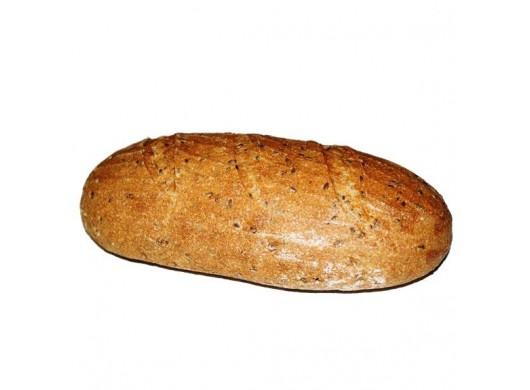 Bio špaldový celozrnný kváskový chlieb s ľanom 1ks