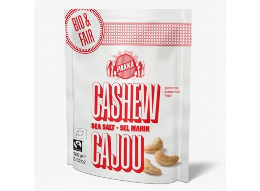 Bio kešu oriešky slané pražene 100g