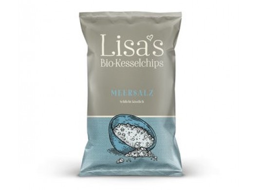 Bio Lízine zemiakové lupienky s morskou soľou 110g