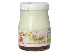 Bio ovčí jogurt jahodový 180g