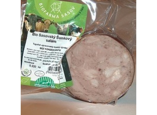 Bio sásovský šunkový salám 200g