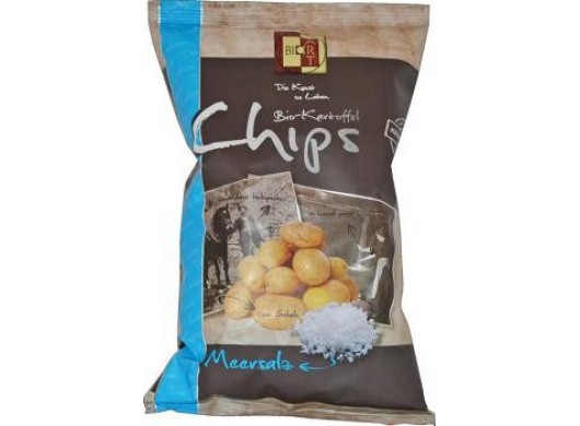 Bio zemiakové čipsy s morskou soľou 120g