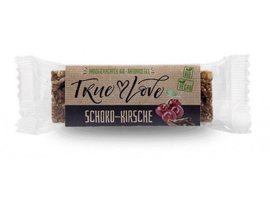 Bio vegánska müsli tyčinka True Love čokoládové s višňami 35g