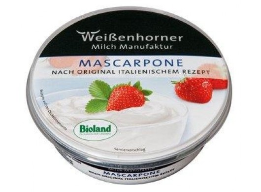 Bio mascarpone 80% 250g